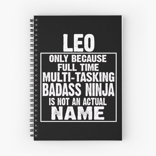 Item preview, LEO Cos Multi-tasking Ninja Is Not An Actual Name designed and sold by CoolApparelShop.