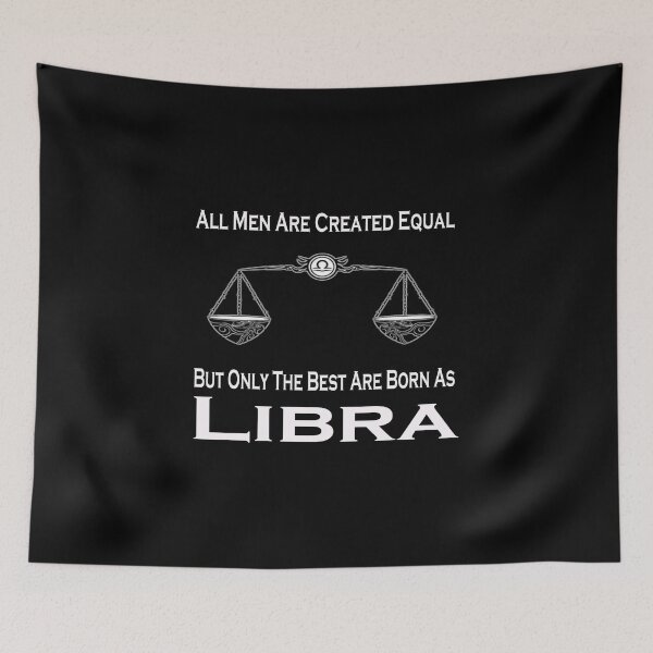 Item preview, Only The Best Men Are Born As Libra Zodiac Signs Horoscope designed and sold by CoolApparelShop.