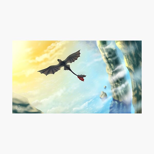 Item preview, Hiccup and Toothless - Dawnflight designed and sold by FalconArt.