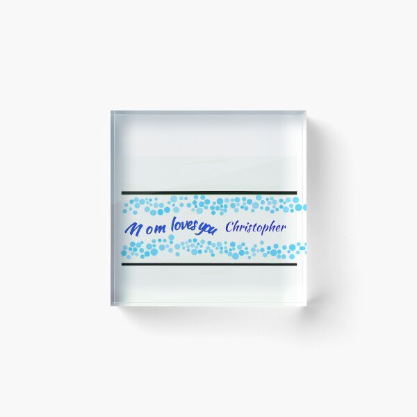 Item preview, From Mom to Christopher designed and sold by Attiva.
