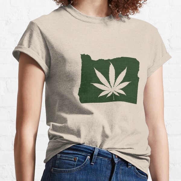 Marijuana Leaf Oregon Classic T-Shirt