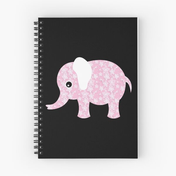 Item preview, Cute Elephant Pink White Flower Design - Unique Elephant Lover Gift Ideas designed and sold by cartba.