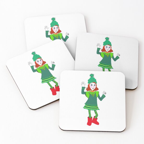 Item preview, Miss Shamrock designed and sold by Little Red Art.
