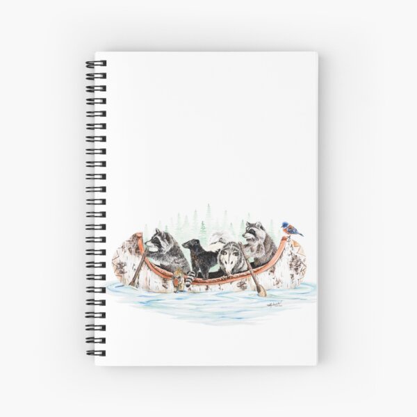 Item preview, Critter Canoe - forest animals designed and sold by HollySimental.