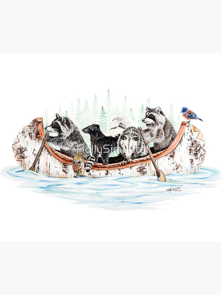 Critter Canoe - forest animals by HollySimental