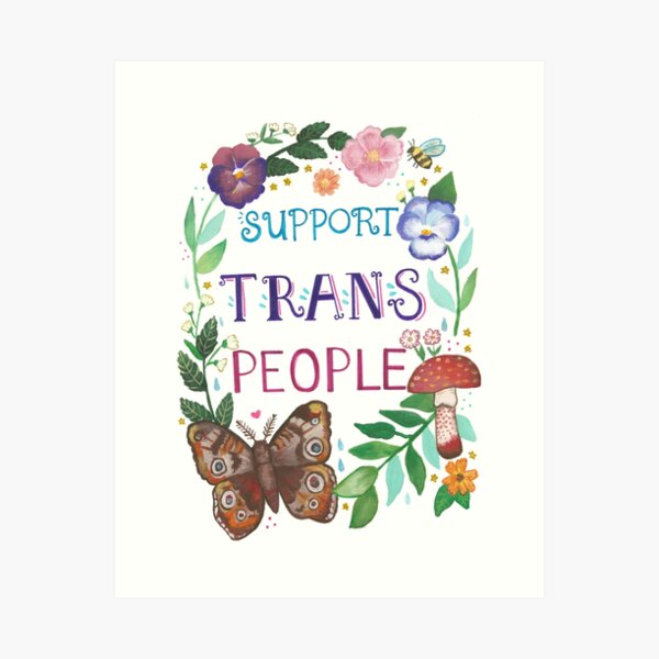 Item preview, support trans people designed and sold by theo cook.