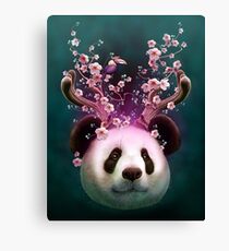 PANDA HORNS UP Impression sur toile