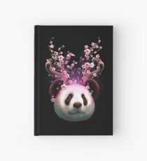 PANDA HORNS UP Hardcover Journal