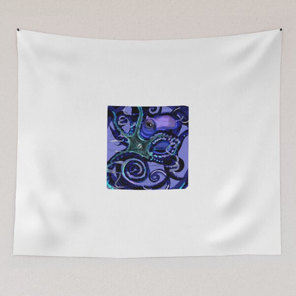 Item preview, Purple and black octopus designed and sold by Julia Grammer-Begley.