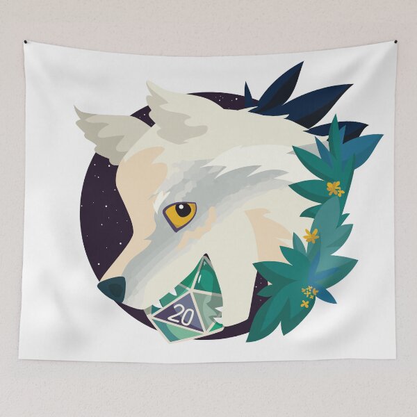 Item preview, D20 Wolf designed and sold by The Dice Nest (OwlHatArt).