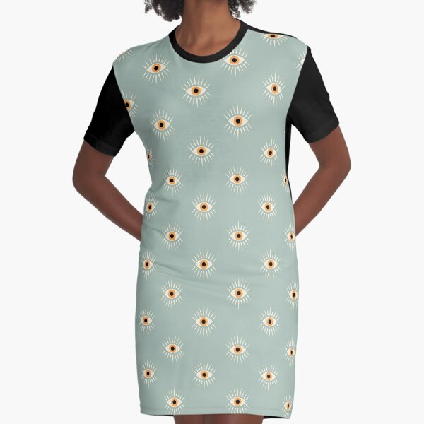 big eye shirt dress