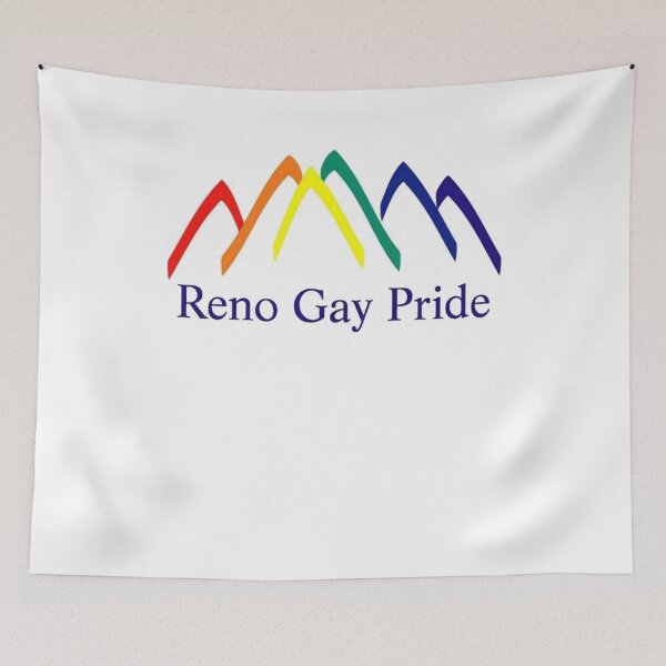 Artikelvorschau, Reno Gay Pride-Shirt - Reno LGBT-Regenbogen-Flaggen-Shirt - Reno Nevada Gay Pride entworfen und verkauft von Galvanized.