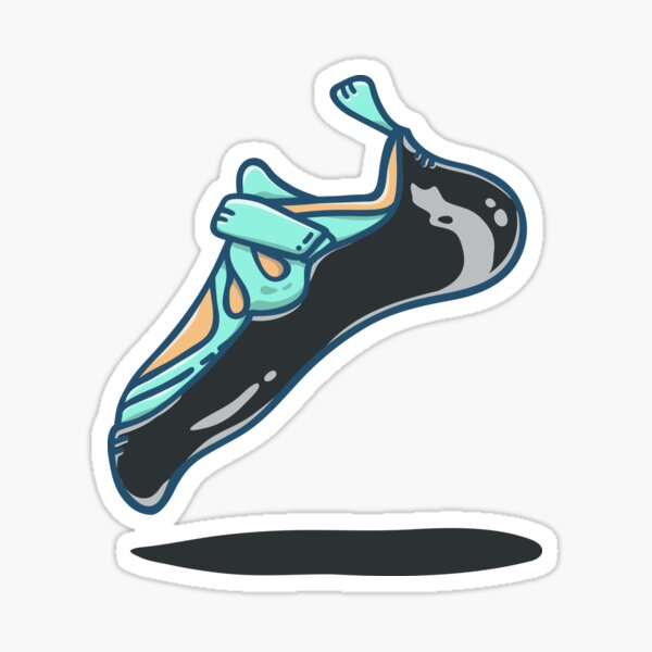 Climbing Shoe Stickers for Sale