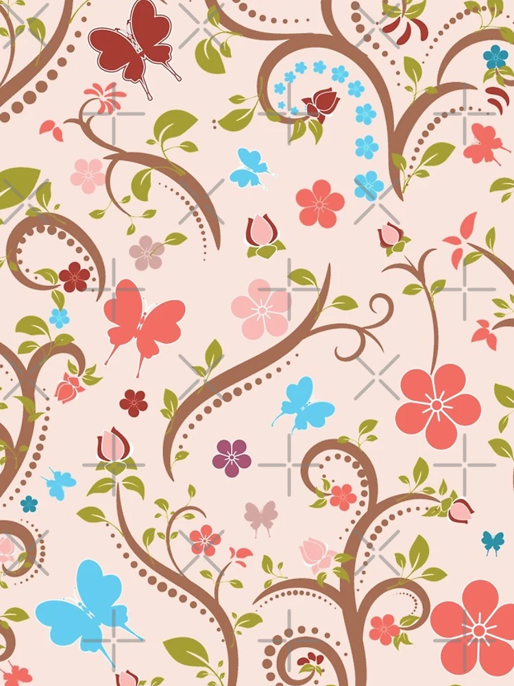 Thumbnail 4 of 4, iPhone Case, Spring Impromptu Pattern Tile designed and sold by LizzyizzyDesign.