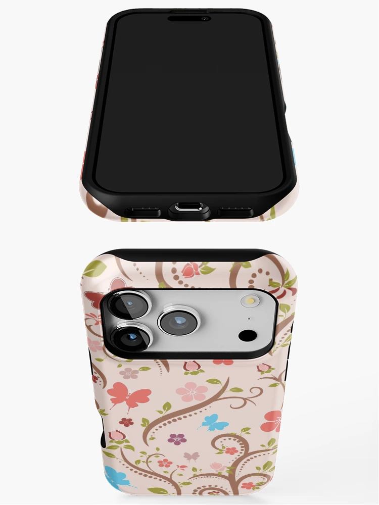 Thumbnail 3 of 4, iPhone Case, Spring Impromptu Pattern Tile designed and sold by LizzyizzyDesign.