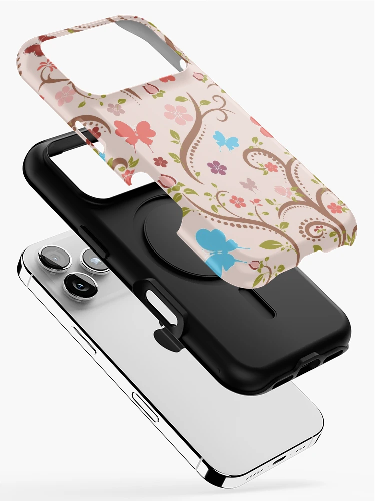 Thumbnail 2 of 4, iPhone Case, Spring Impromptu Pattern Tile designed and sold by LizzyizzyDesign.