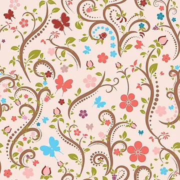 Artwork thumbnail, Spring Impromptu Pattern Tile by LizzyizzyDesign