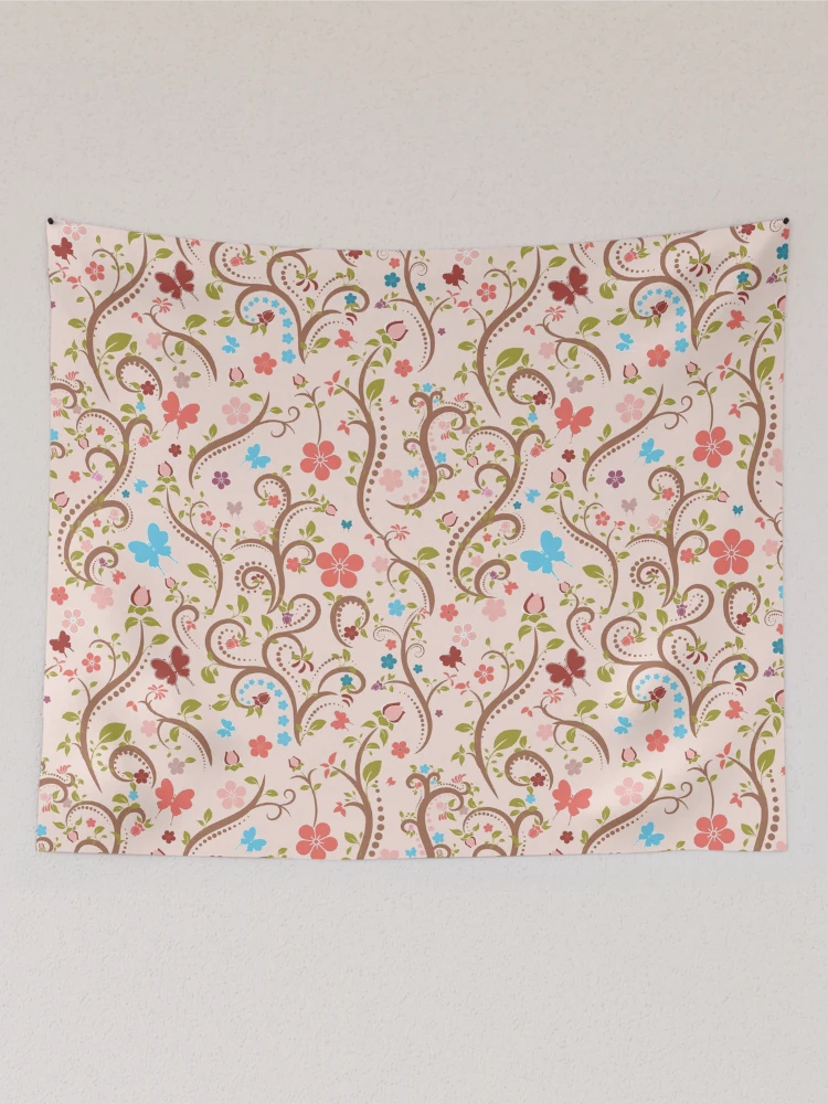 Thumbnail 2 of 3, Tapestry, Spring Impromptu Pattern Tile designed and sold by LizzyizzyDesign.