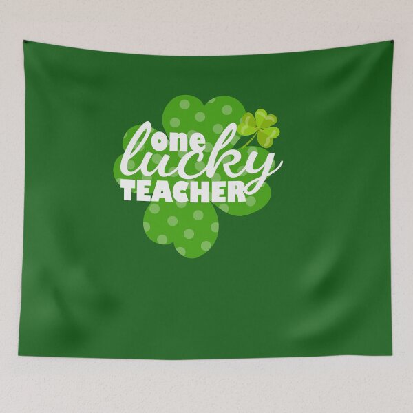 Item preview, One Lucky Teacher St Patricks Day designed and sold by TrndSttr.
