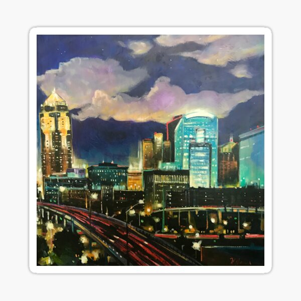 Des Moines Dreamscape Sticker