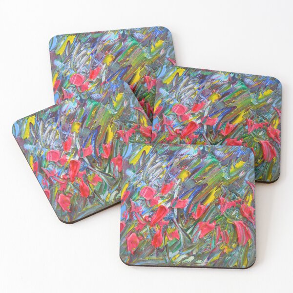 Item preview, "Red Flowers" designed and sold by Robert Regenold's Art Shop.