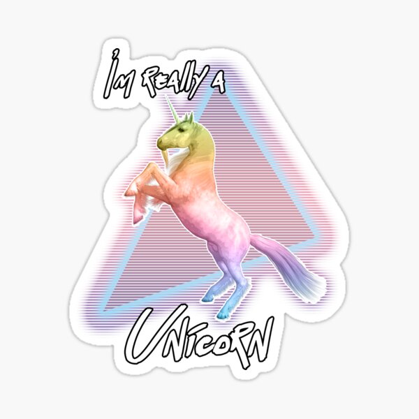I'm Really a Unicorn Sticker
