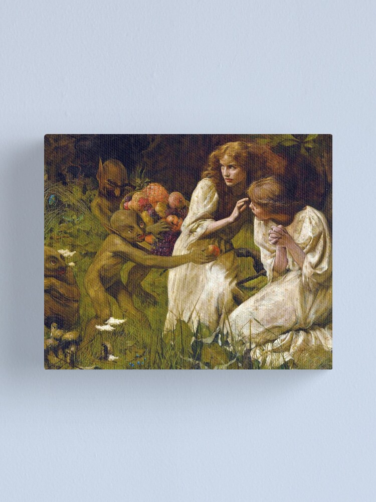 briefpapier beest temperen The Goblin Market - Hilda Koe" Canvas Print for Sale by forgottenbeauty |  Redbubble