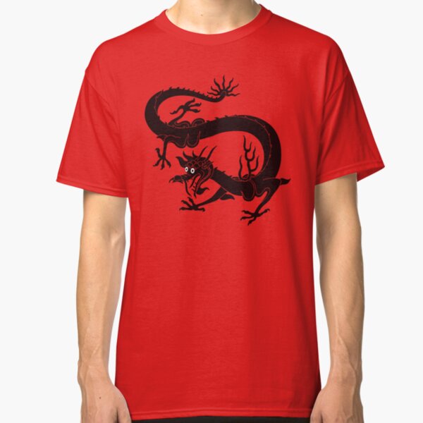 Tintin - Blue Lotus Dragon Classic T-Shirt