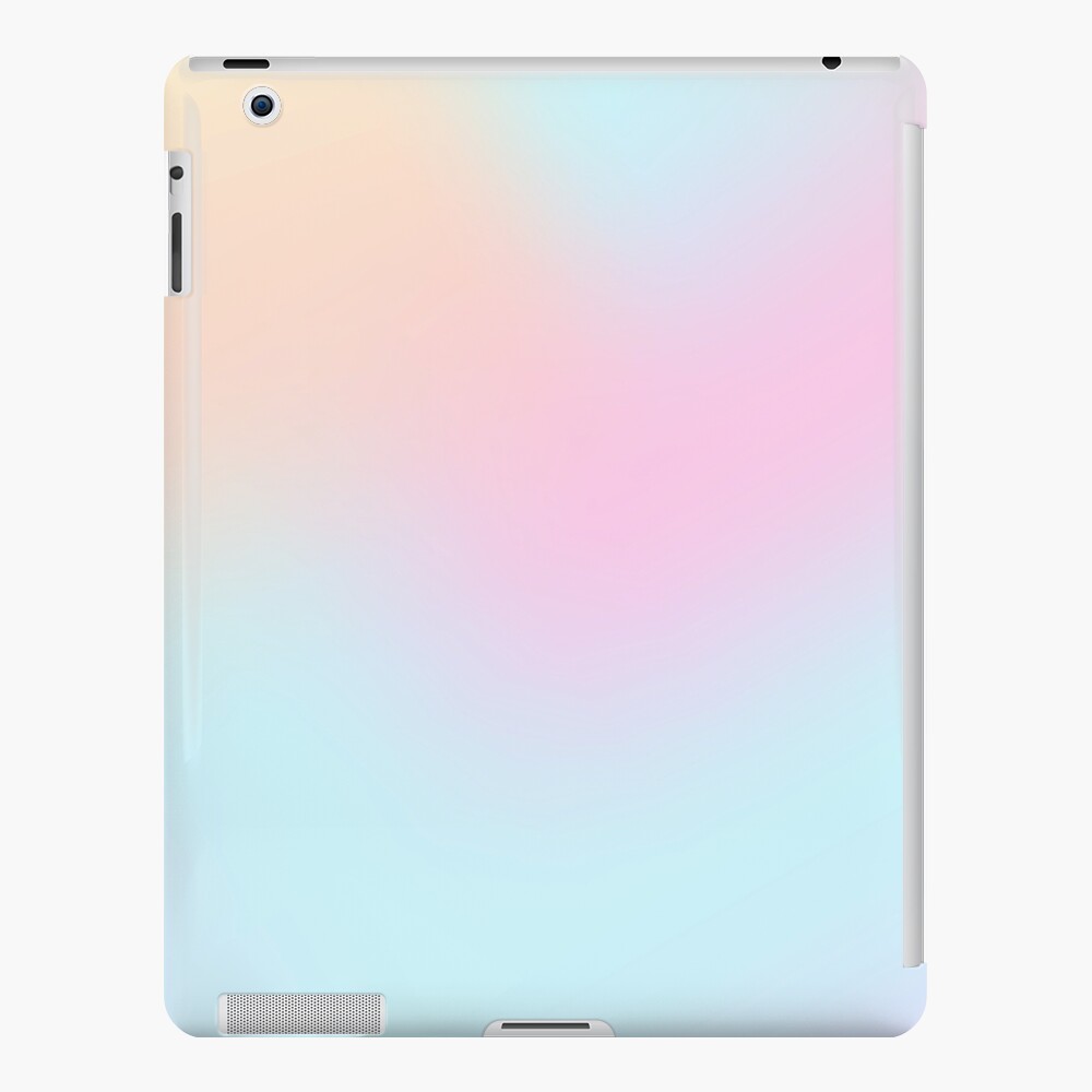 Abstract Rainbow Pattern, Boho Rainbow Aesthetic, Pastel Rainbow Aesthetic  Wallpaper, Boho Rainbow Decor  iPad Case & Skin for Sale by haRexia