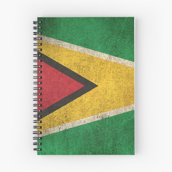 Item preview, Old and Worn Distressed Vintage Flag of Guyana designed and sold by JeffBartels.