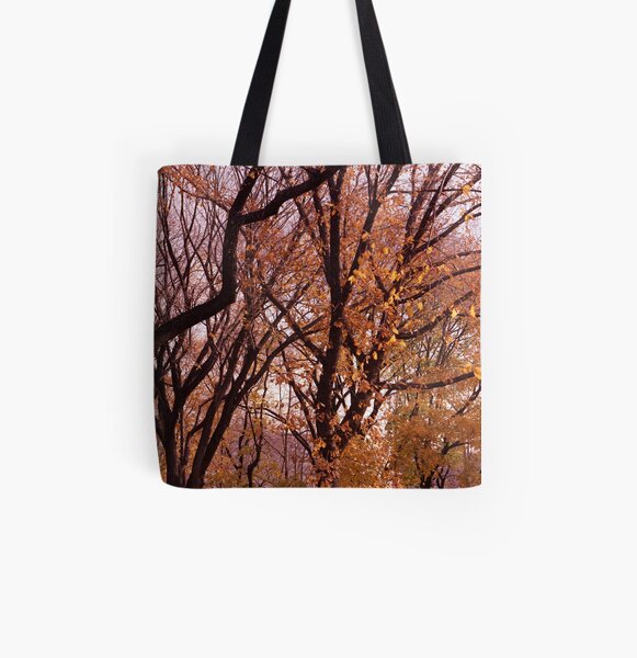 Central Park in the fall All Over Print Tote Bag