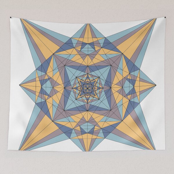 Item preview, geometric stars artwork designed and sold by aikdreams.