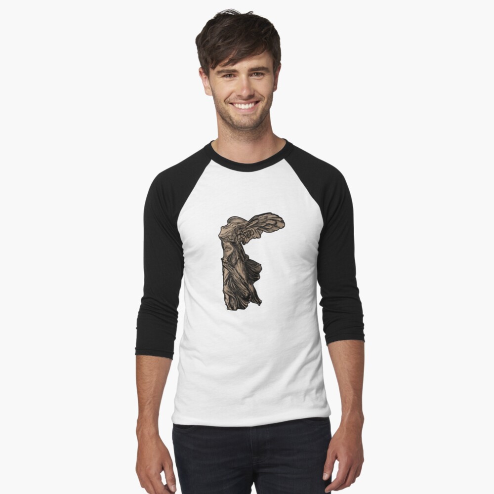 Item preview, Baseball ¾ Sleeve T-Shirt designed and sold by ArtbyAbbyLamdan.