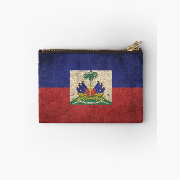 Item preview, Old and Worn Distressed Vintage Flag of Haiti designed and sold by JeffBartels.