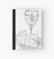 Wine and Grapes Hardcover Journal