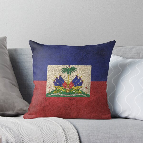 Item preview, Old and Worn Distressed Vintage Flag of Haiti designed and sold by JeffBartels.