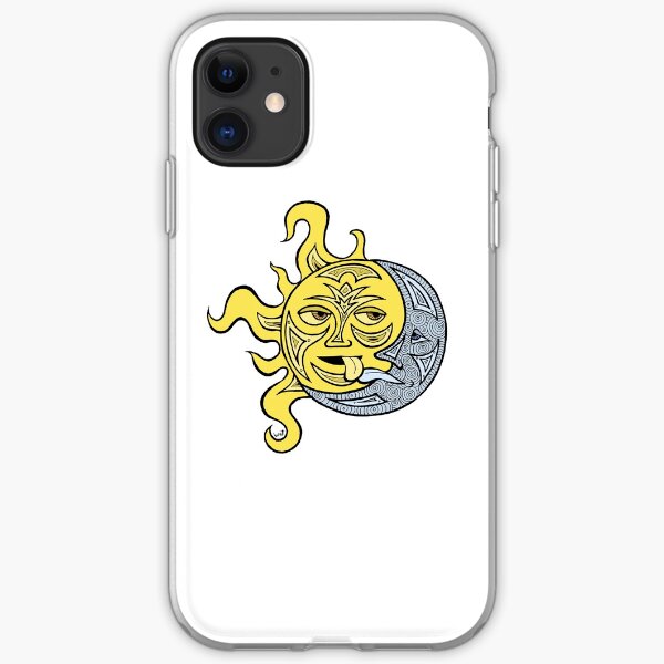 Kissing Sun and Moon iPhone Soft Case
