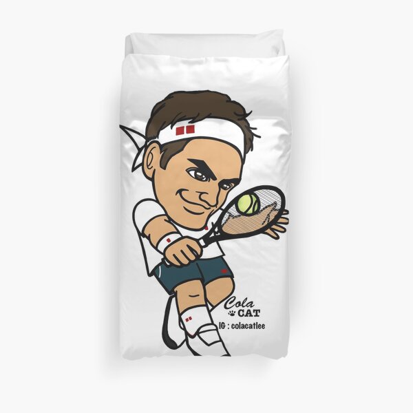 Roger Federer Duvet Cover