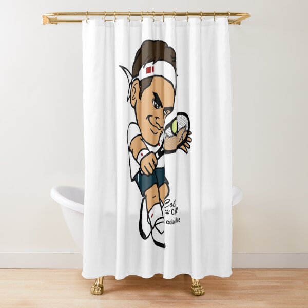 Roger Federer Shower Curtain