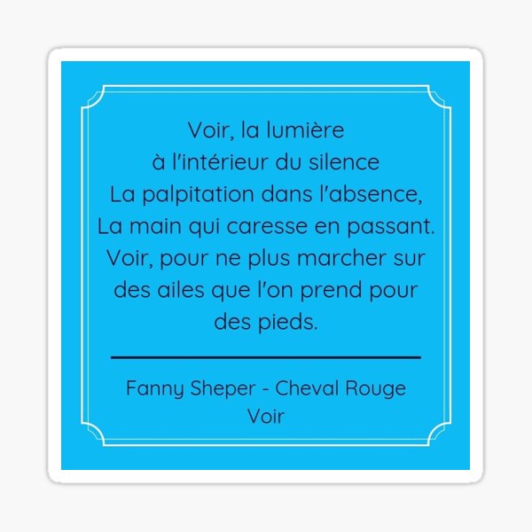 Voir Sticker