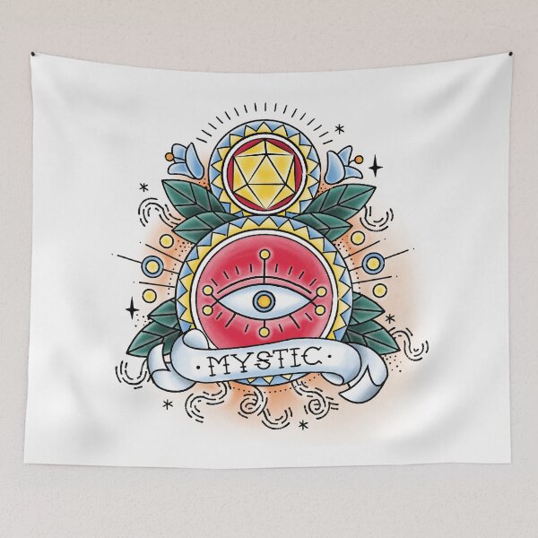 Item preview, Mystic - Vintage D&D Tattoo designed and sold by dmackenzie.