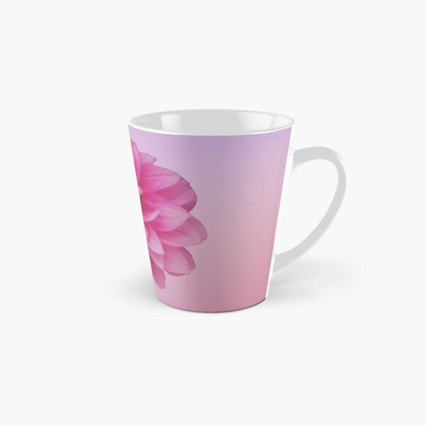 Dahlia Beauty On Pastel Pink Tall Mug