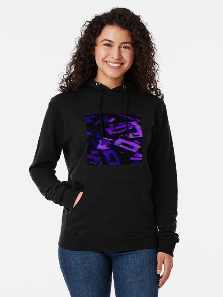 lightweight purple hoodie