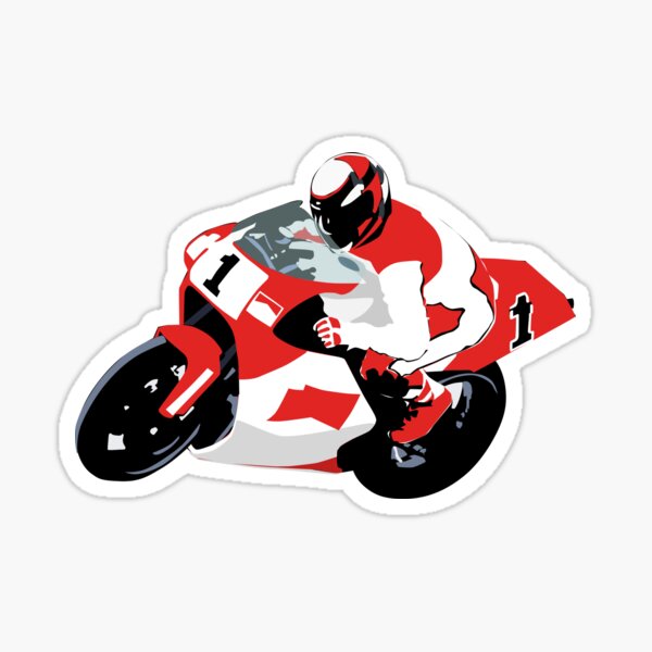 Vinilo decorativo Moto Yamaha Wayne Rainey