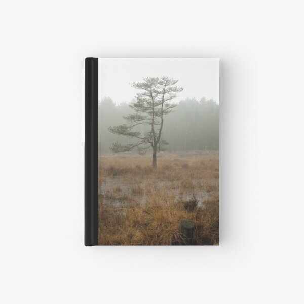 Silent tree in misty land Hardcover Journal