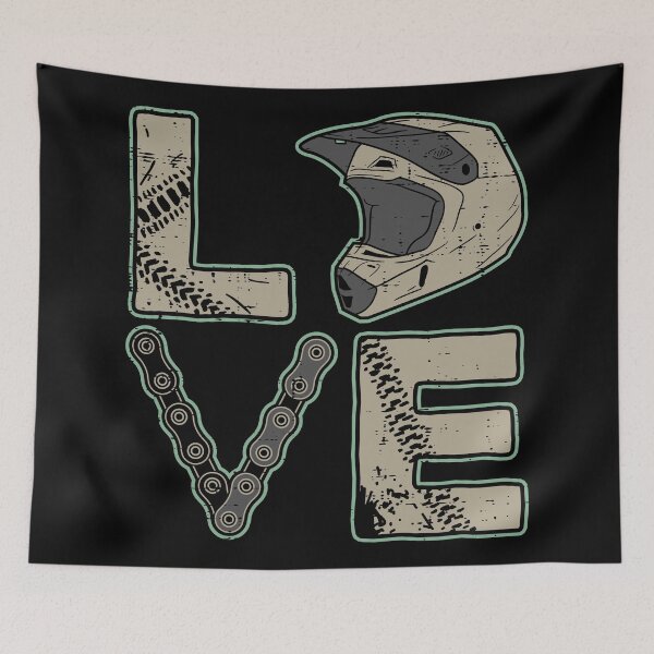 Item preview, Dirt Bike Love - Biker Bike Helmet Motocross designed and sold by anziehend.