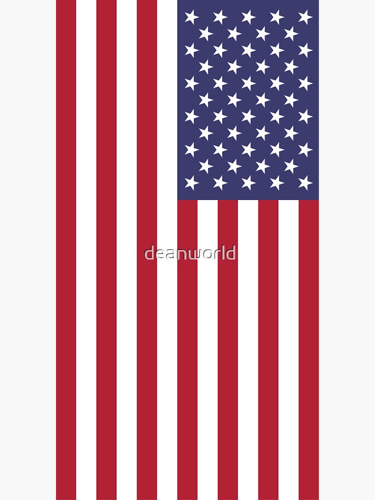 Thumbnail 3 of 3, Sticker, USA - American Flag - Cell Phone Cover designed and sold by deanworld.