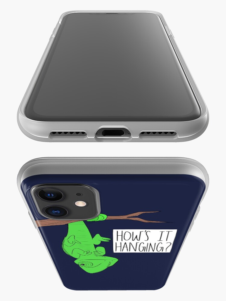 Alternate view of CUTE CHAMELEON-How's It Hanging? iPhone Case & Cover