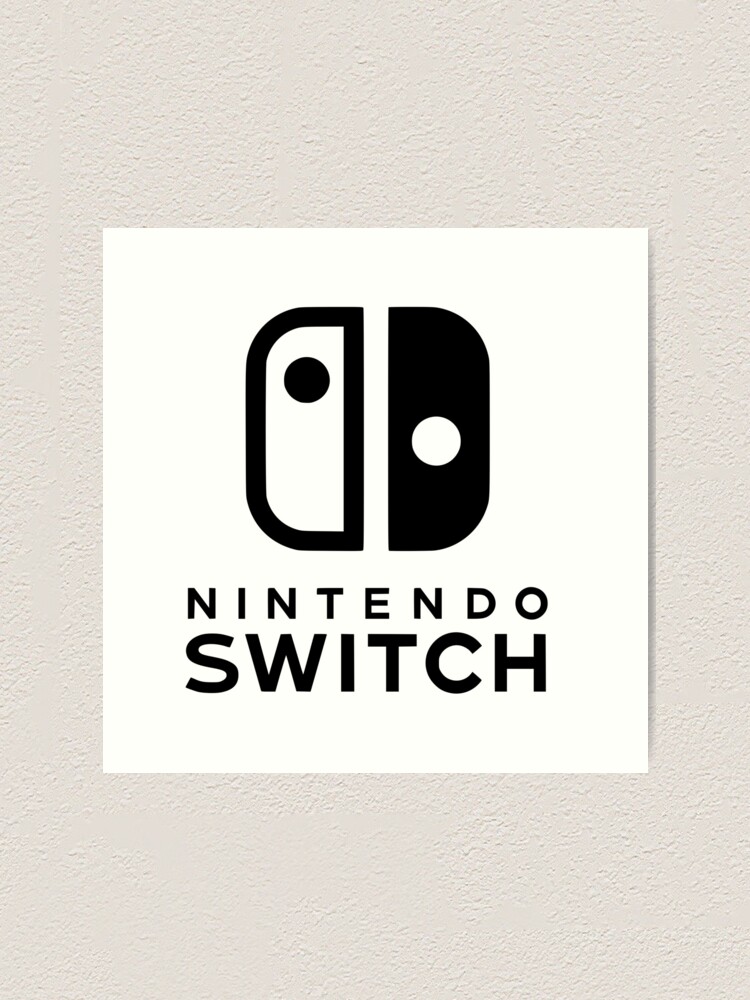 Nintendo Switch Logo Art Print By Freakstuff Redbubble