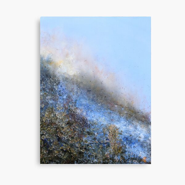 A Wintry Weave .....acrylic based abstract Canvas Print